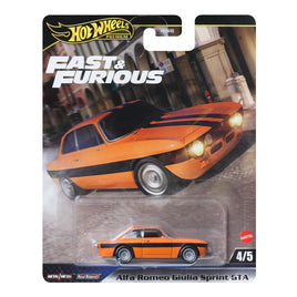 IN STOCK! Hot Wheels Fast and Furious 2025 Mix 2 Vehicle, Alfa Romeo Giulia Sprint GTA