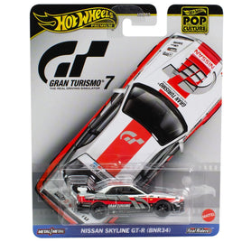 IN STOCK! Hot Wheels Pop Culture 2025 Mix 3 Vehicle, Grand Turismo 7, Nissan Skyline GT-R (BNR34)