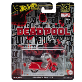IN STOCK! Hot Wheels Pop Culture 2025 Mix 3 Vehicle, Deadpool Scooter
