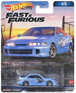 IN STOCK! Hot Wheels Fast and Furious 2023 Mix 3, Custom Acura Integra Sedan GSR