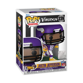 IN STOCK! NFL Vikings Justin Jefferson Funko Pop! Vinyl Figure #239