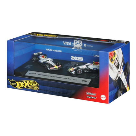 Hot Wheels Premium Visa Cash App Racing Bulls Formula One Team 2-Pack - Isack Hadjar #6 and Liam Lawson #30