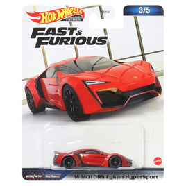 IN STOCK! Hot Wheels Fast and Furious 2023 Mix 2, W MOTORS Lykan Hypersport