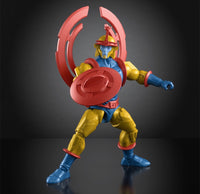 
              Masters of the Universe Origins 200X Cartoon Collection Sy-Klone posed with shield
            
