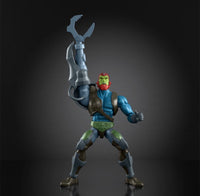 
              Masters of the Universe Origins 200X Cartoon Collection Trap Jaw action figure with mechanical claw raised
            