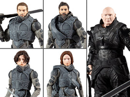 IN STOCK! Dune (2020) Set of 4 Action Figures (Build-a-Beast Rabban)