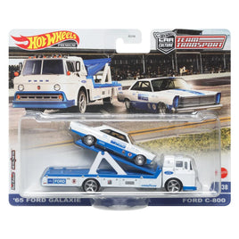 IN STOCK! Hot Wheels Team Transport Wave 1 2022. '65 Ford Galaxie with Ford C-800