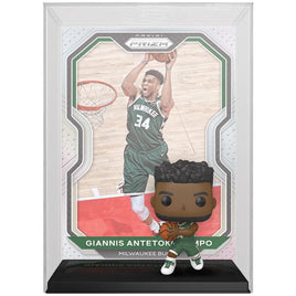 IN STOCK! NBA Giannis Antetokounmpo Pop! PANINI PRIZM Trading Card Figure with Case