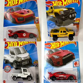 IN STOCK! 2021 Hot Wheels Mainline. SET OF 4. Porche 935, LIBERTY WALK Nissan 35GT-RR VER.2, Mighty K, Chevy Silverado Off Road