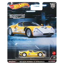 IN STOCK! Alfa Romeo 33 Stradale, Hot Wheels Car Culture Exotic Envy