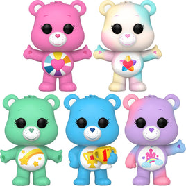 IN STOCK! (SET OF 5) Care Bears 40th Anniversary Pop! Vinyl Figures