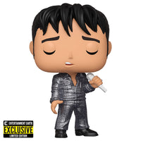 
              IN STOCK! Elvis Presley 1968 Comeback Special Diamond Glitter Pop! Vinyl Figure - Entertainment Earth Exclusive
            