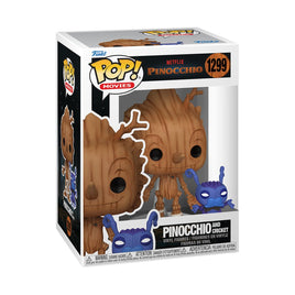 IN STOCK! NETFLIX Pinocchio and Cricket Pop! Vinyl Figure