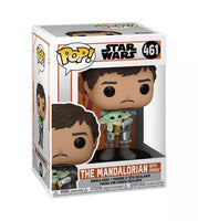 
              IN STOCK! Star Wars: The Mandalorian Mando Holding Grogu Pop! Vinyl Figure
            