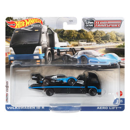 IN STOCK Hot Wheels Team Transport Aero Lift, Volkswagen I.D R