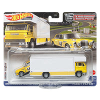 
              IN STOCK! Hot Wheels Team Transport Wave 1 2022. Mercedes-Benz 300 SEL 6.8 AMG with Fleet Flyer
            